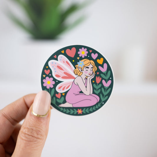 Dreaming Fairy Vinyl Sticker