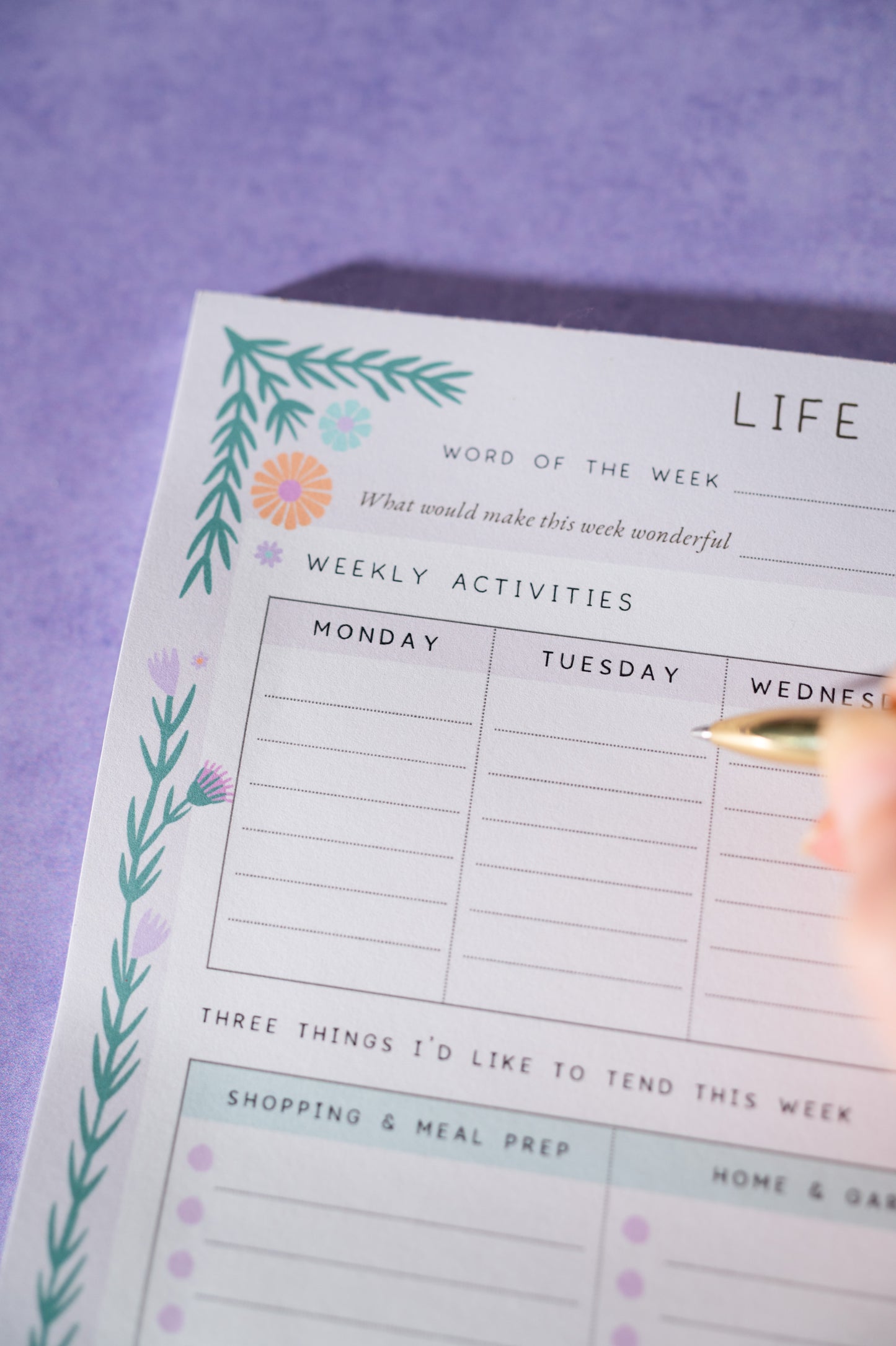 Life & Joy Weekly Planner Desk Pad