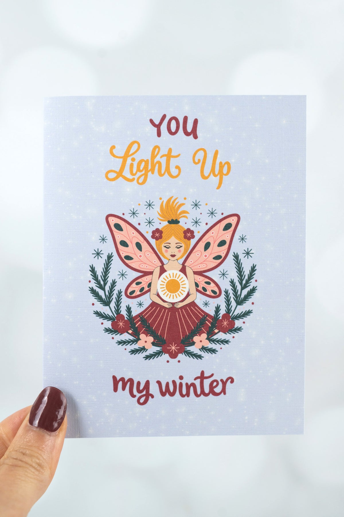 Light up my Winter Card