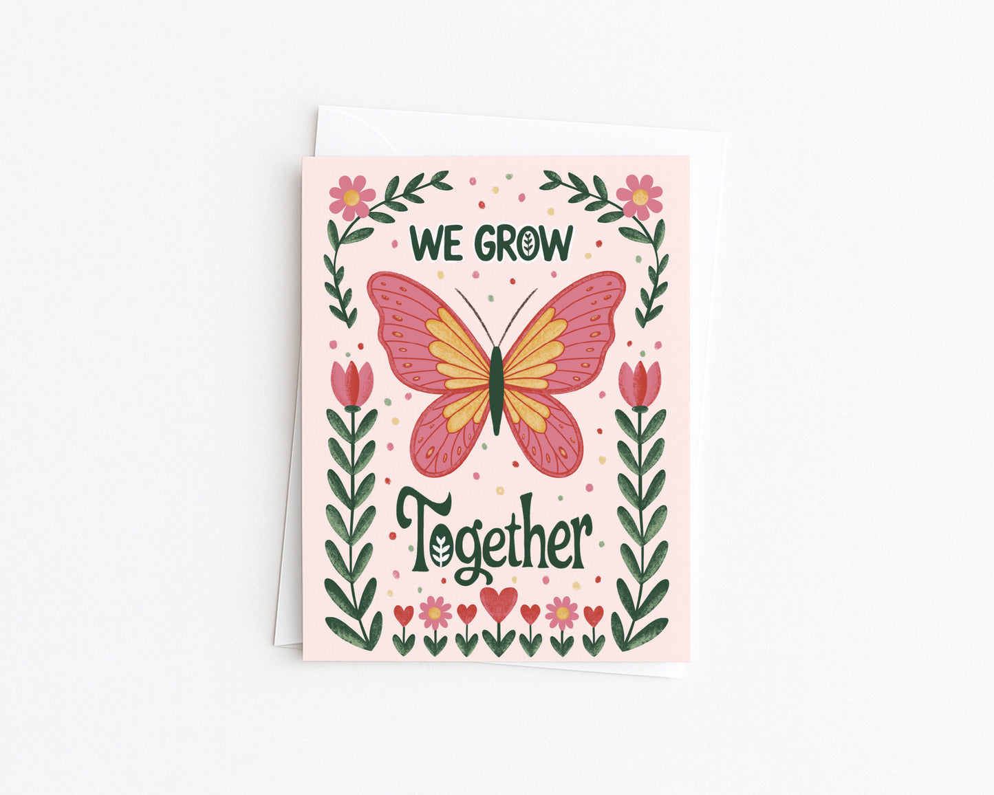 'We Grow Together' Note Card