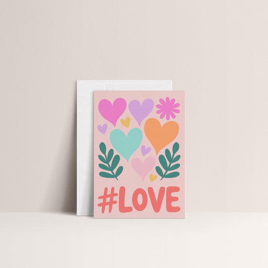 LOVE Hand-Illustrated Pride Card