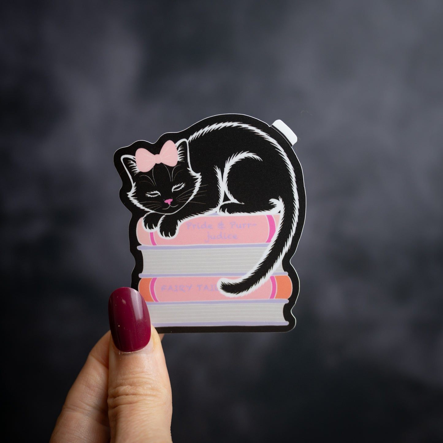 Pride And Purrjudice Vinyl Sticker