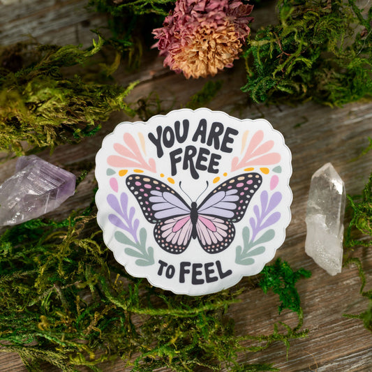 Free to Feel Vinyl Sticker