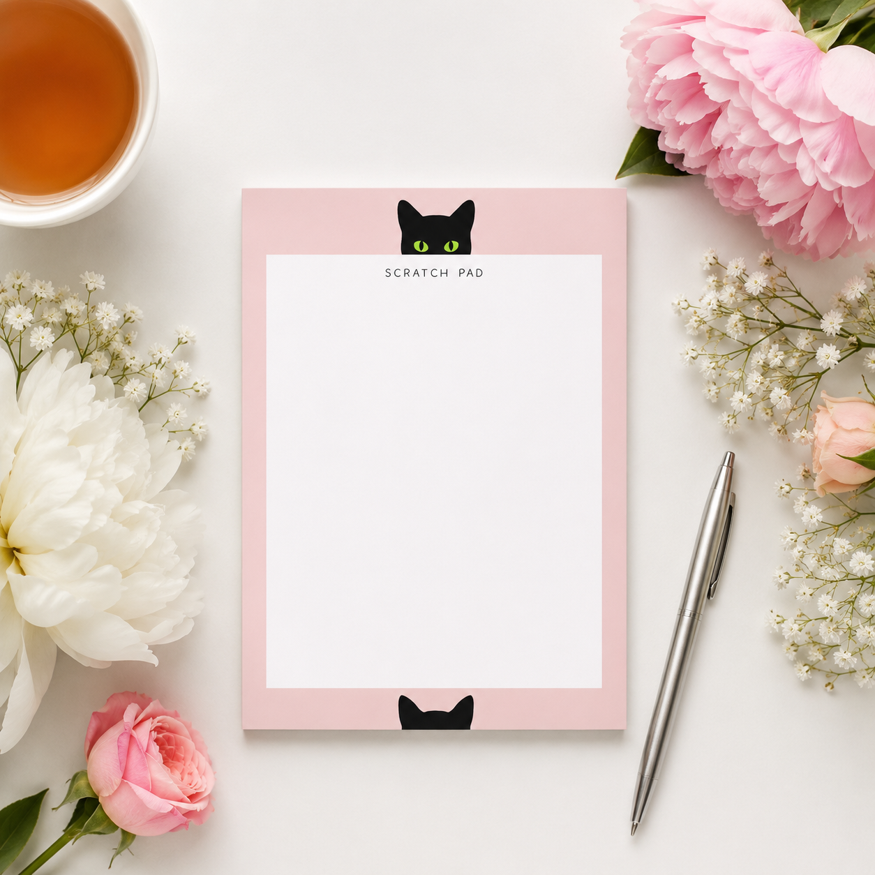 Cat Scratch Pad Notepad