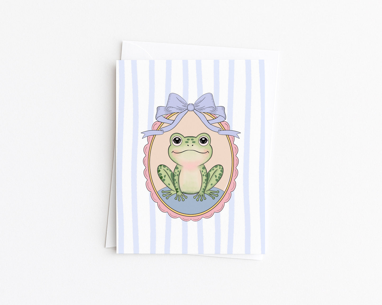 Baby Frog Card {Blue}