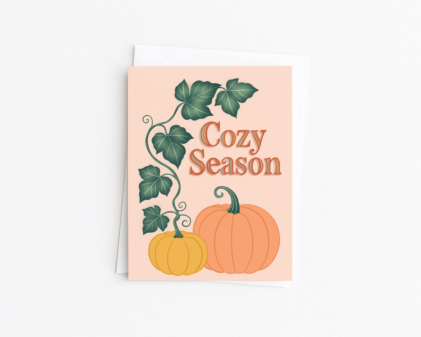 Cozy Season, Autumn Card for Fall Lovers