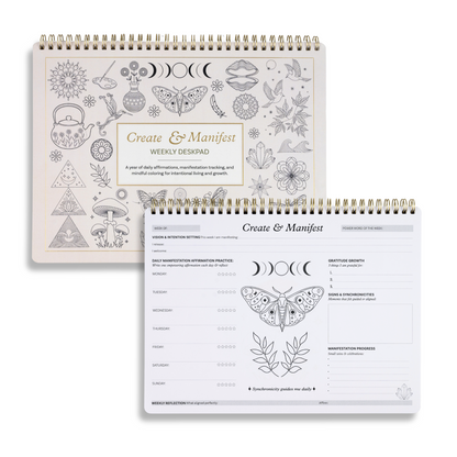 Create + Manifest Weekly Desk Pad