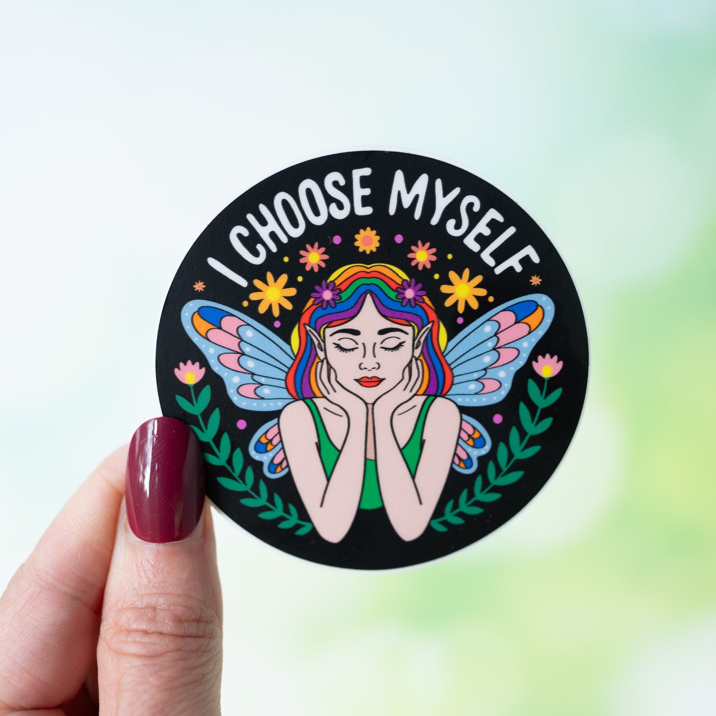 I Choose Myself Vinyl Sticker