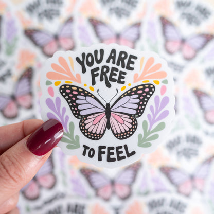 Free to Feel Vinyl Sticker