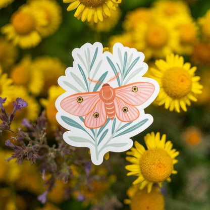 Rosemary Moth Vinyl Sticker