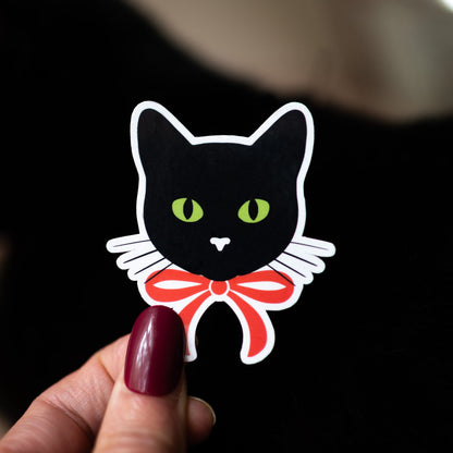 Tuxedo Cat Vinyl Sticker