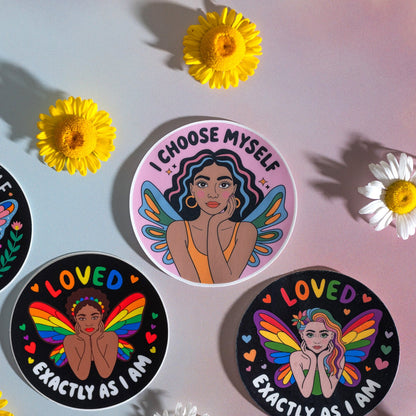 I Choose Myself Vinyl Sticker