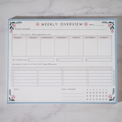Weekly Overview Planner Desk Pad