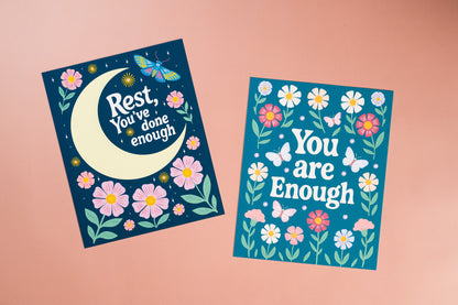 Rest, You've Done Enough Moon Fine Art Print