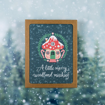 Woodland Holiday Magic – Boxed Card Set
