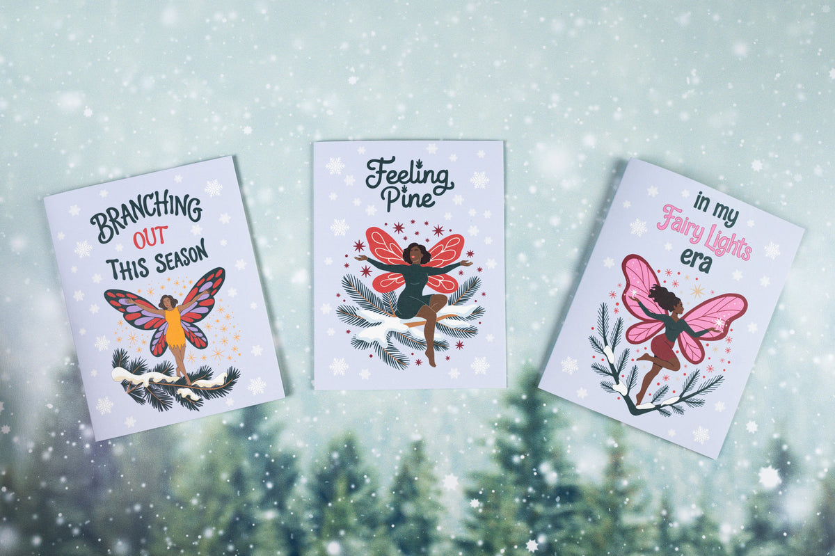 My Fairy Lights Era, Whimsical Holiday Card