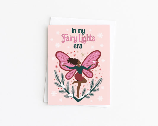 My Fairy Lights Era, Whimsical Holiday Card