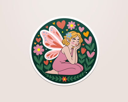 Dreaming Fairy Vinyl Sticker