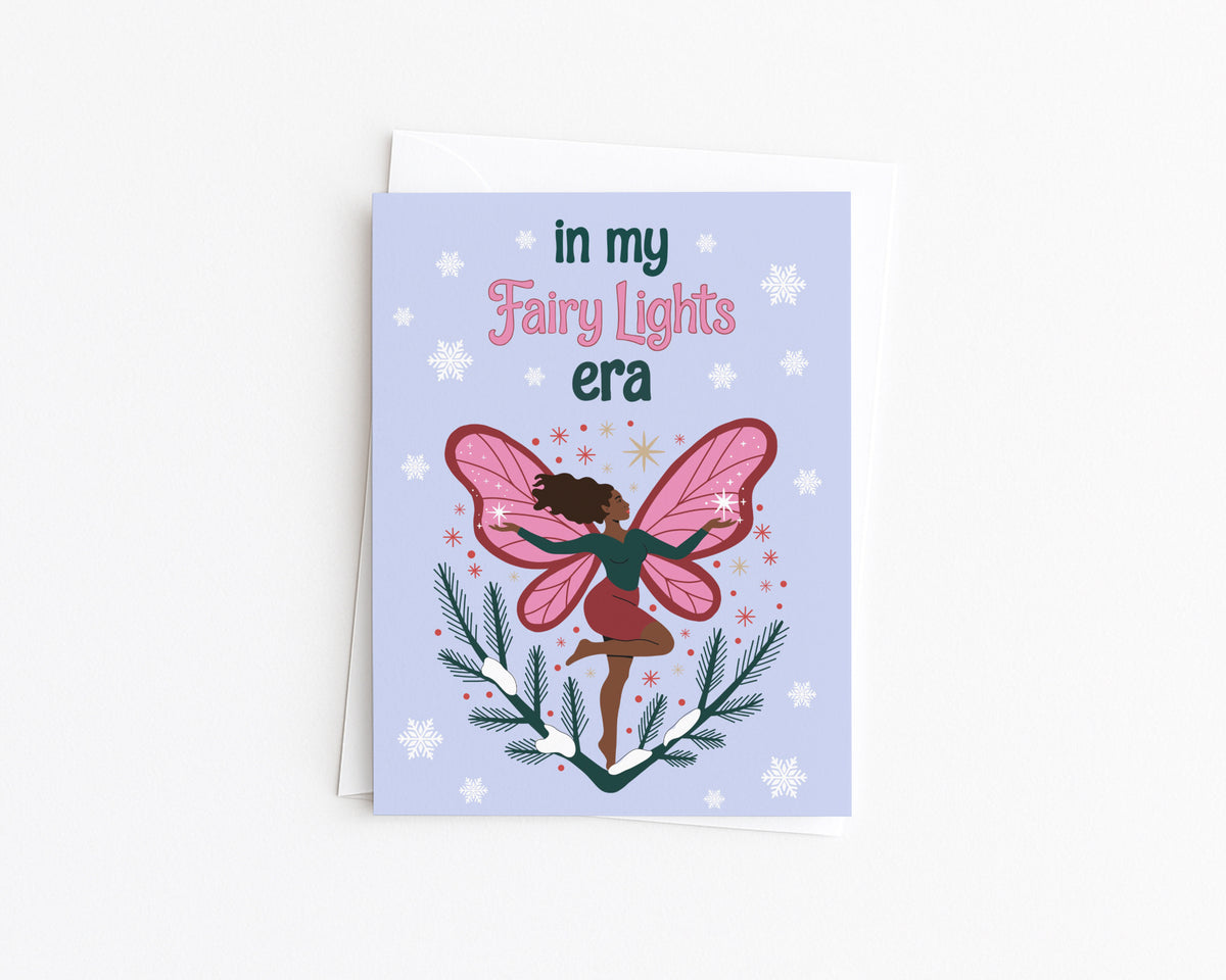 My Fairy Lights Era, Whimsical Holiday Card