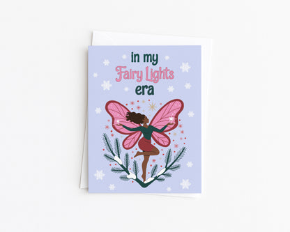 My Fairy Lights Era, Whimsical Holiday Card