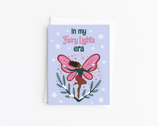 My Fairy Lights Era, Whimsical Holiday Card