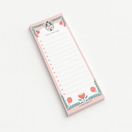 Fairy Musings Tall Notepad