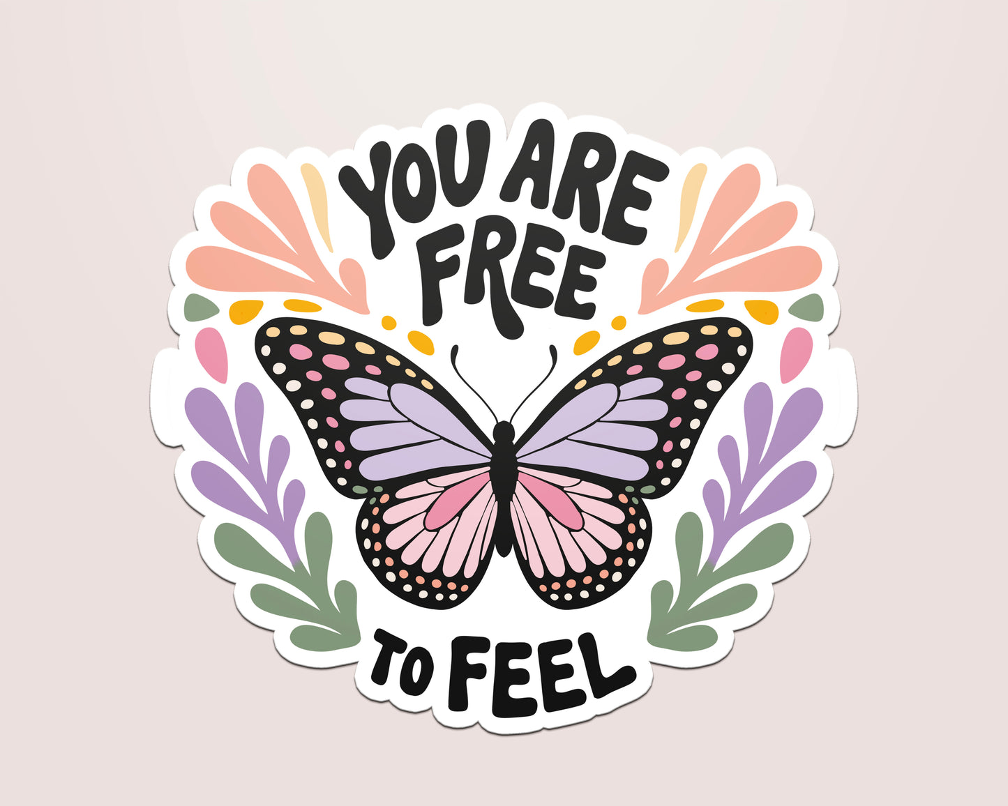 Free to Feel Vinyl Sticker