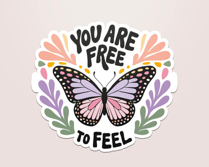 Free to Feel Vinyl Sticker