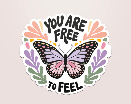 Free to Feel Vinyl Sticker
