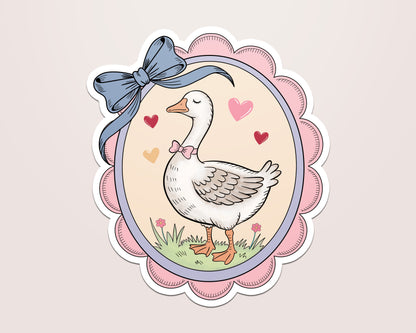 Framed Goose Vinyl Sticker