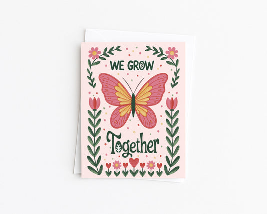 'We Grow Together' Note Card