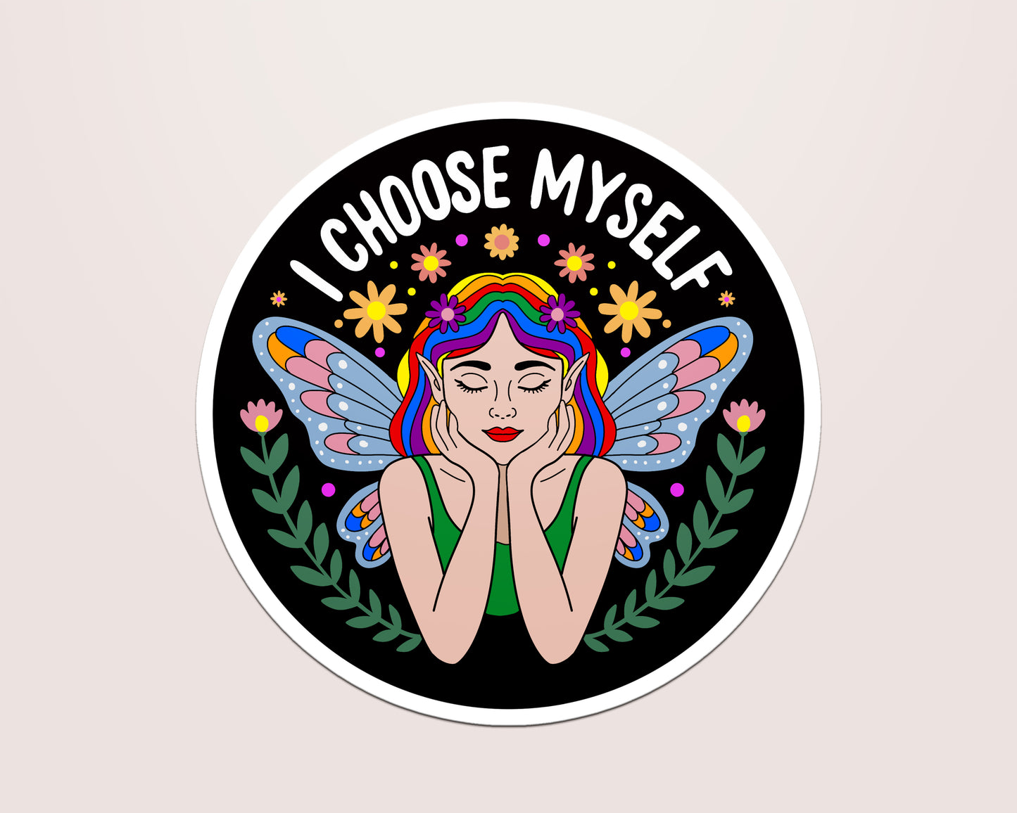 I Choose Myself Vinyl Sticker