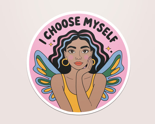 I Choose Myself Vinyl Sticker