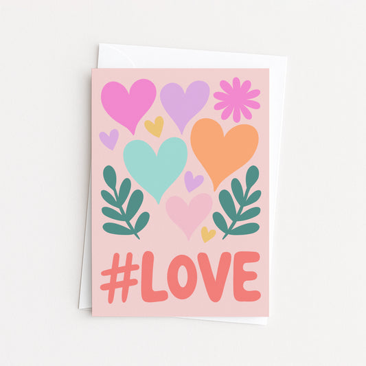 LOVE Hand-Illustrated Pride Card