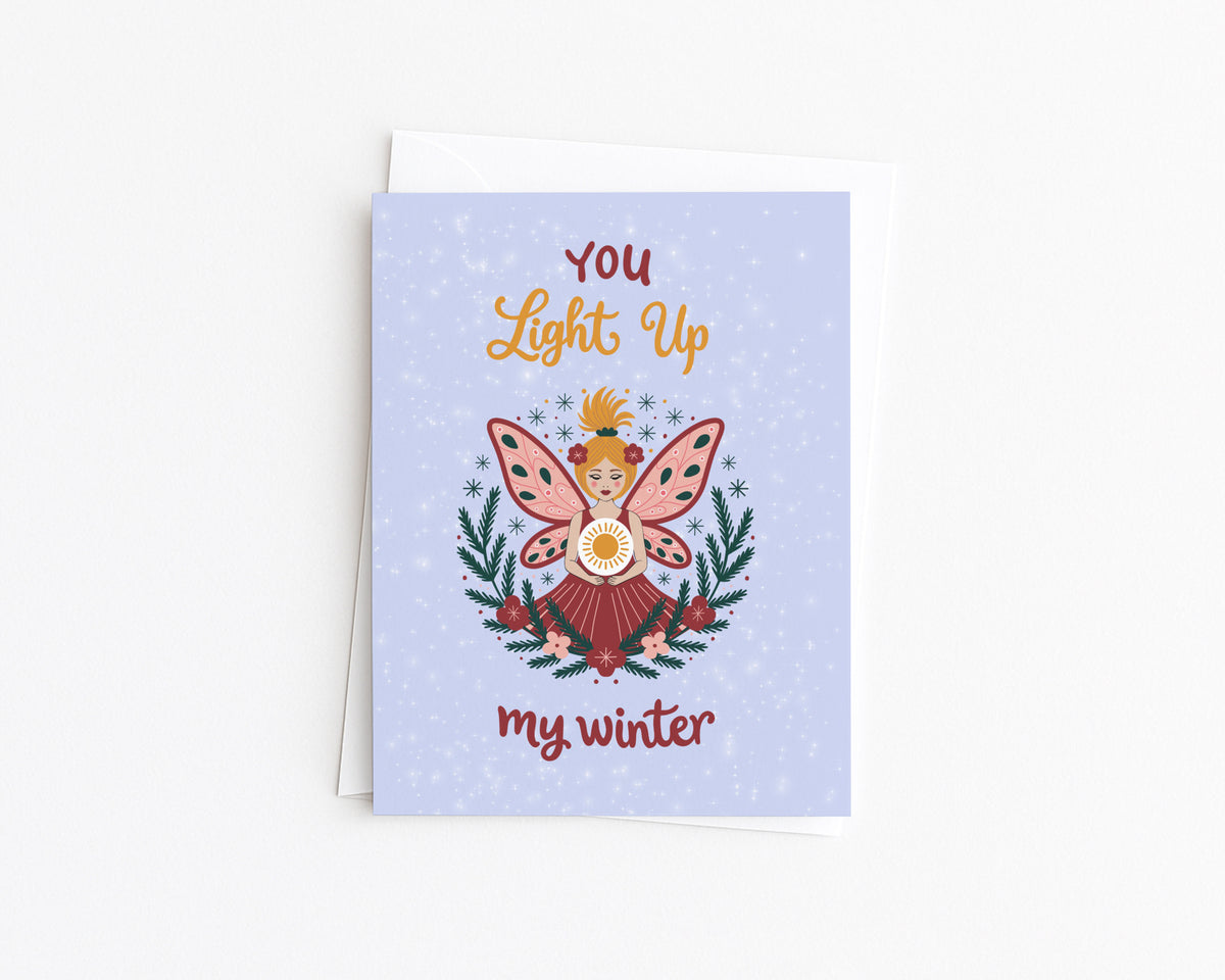 Light up my Winter Card
