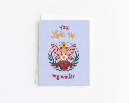 Light up my Winter Card