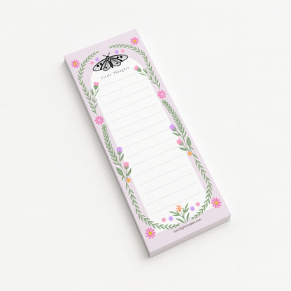 Little Thoughts Moth Tall Notepad