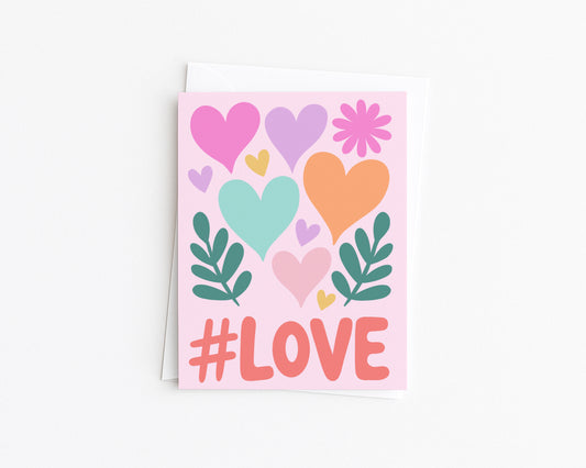 LOVE Hand-Illustrated Pride Card
