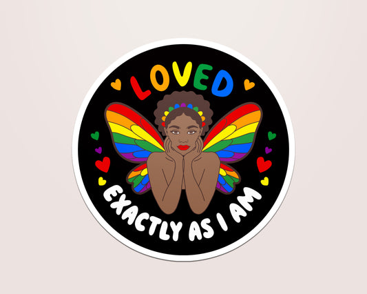 Loved As I Am Vinyl Sticker