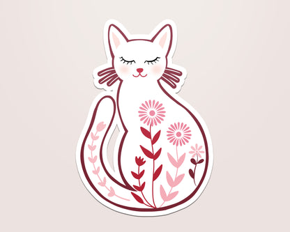 Meadow Cat Vinyl Sticker