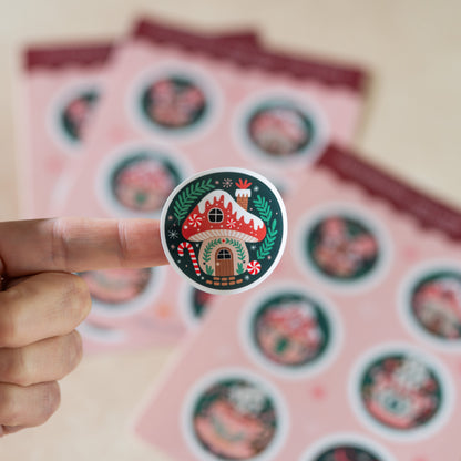 Mushroom Hollow Sticker Sheet