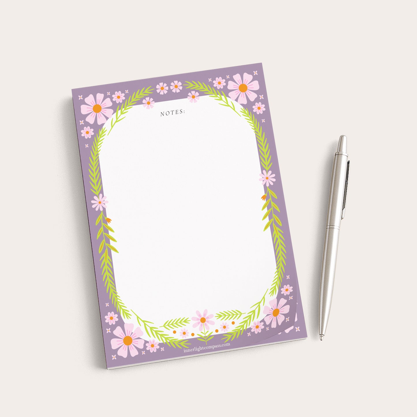 Floral Notepad