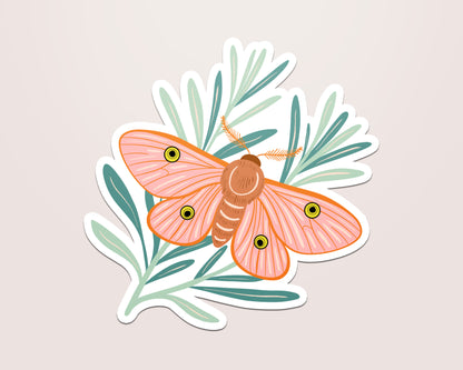Rosemary Moth Vinyl Sticker