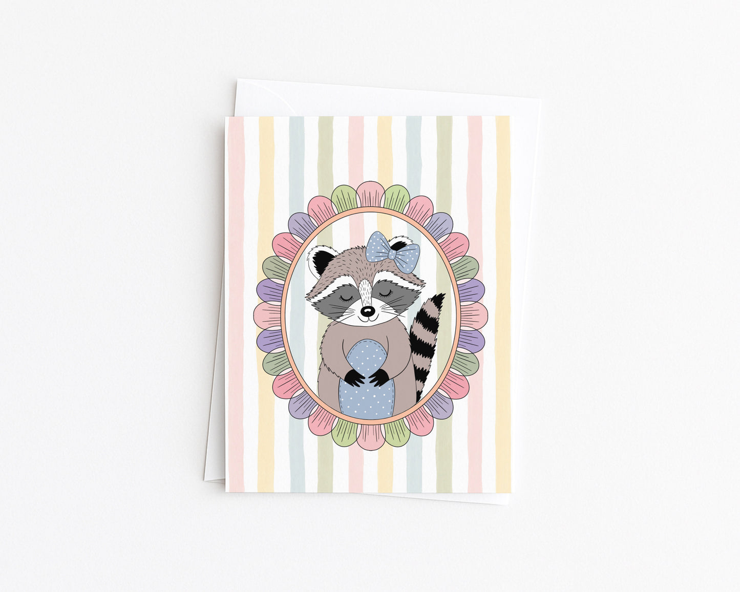 Cute Raccoon Card