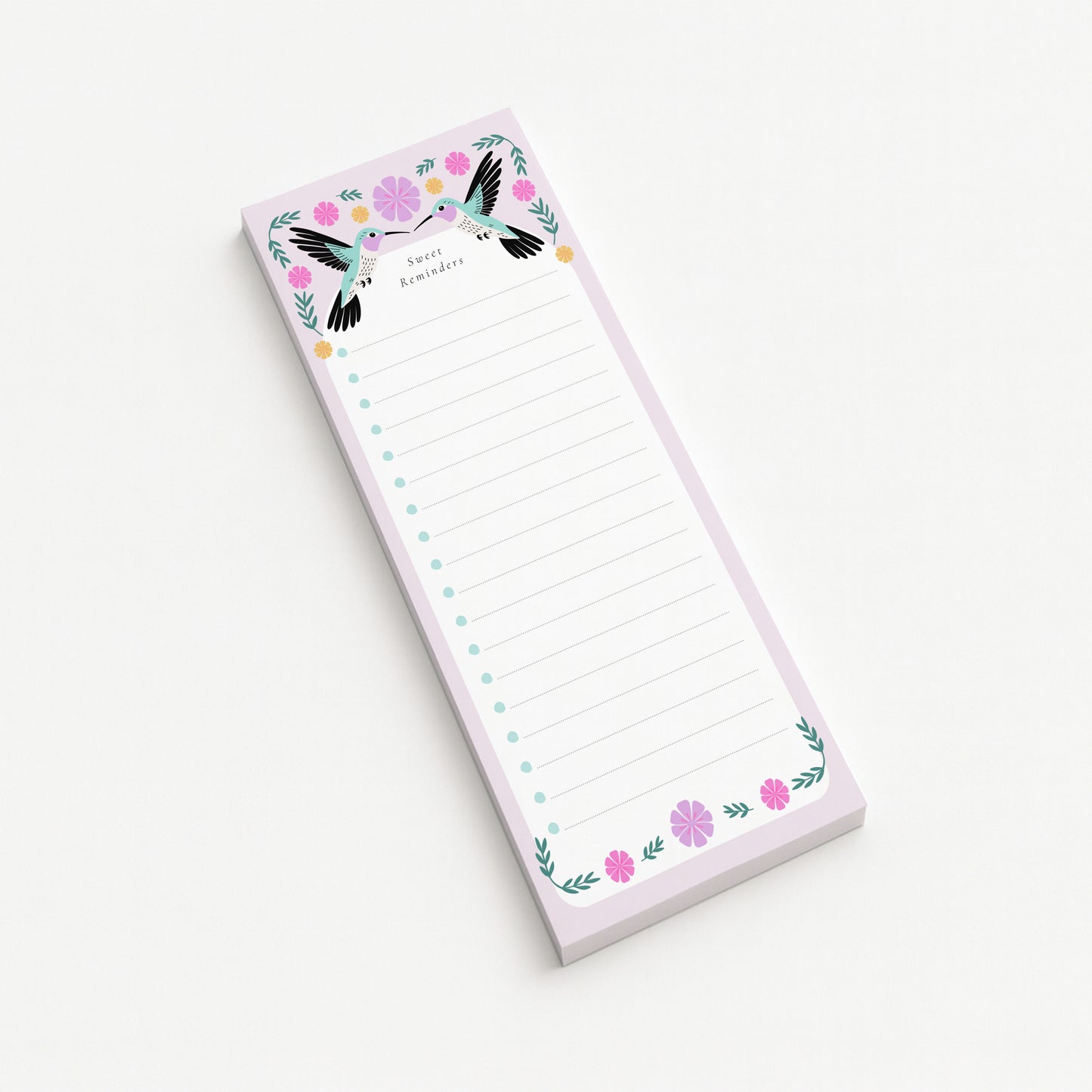 Sweet Reminders Hummingbird Tall Notepad