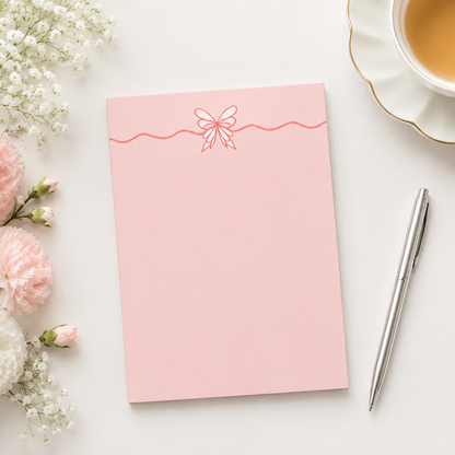 Tied with a Bow Notepad