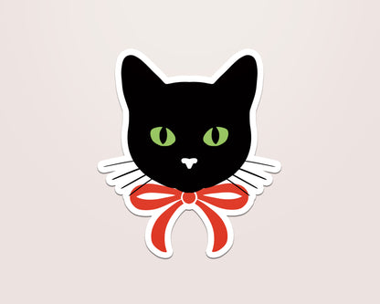 Tuxedo Cat Vinyl Sticker