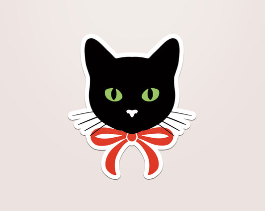 Tuxedo Cat Vinyl Sticker