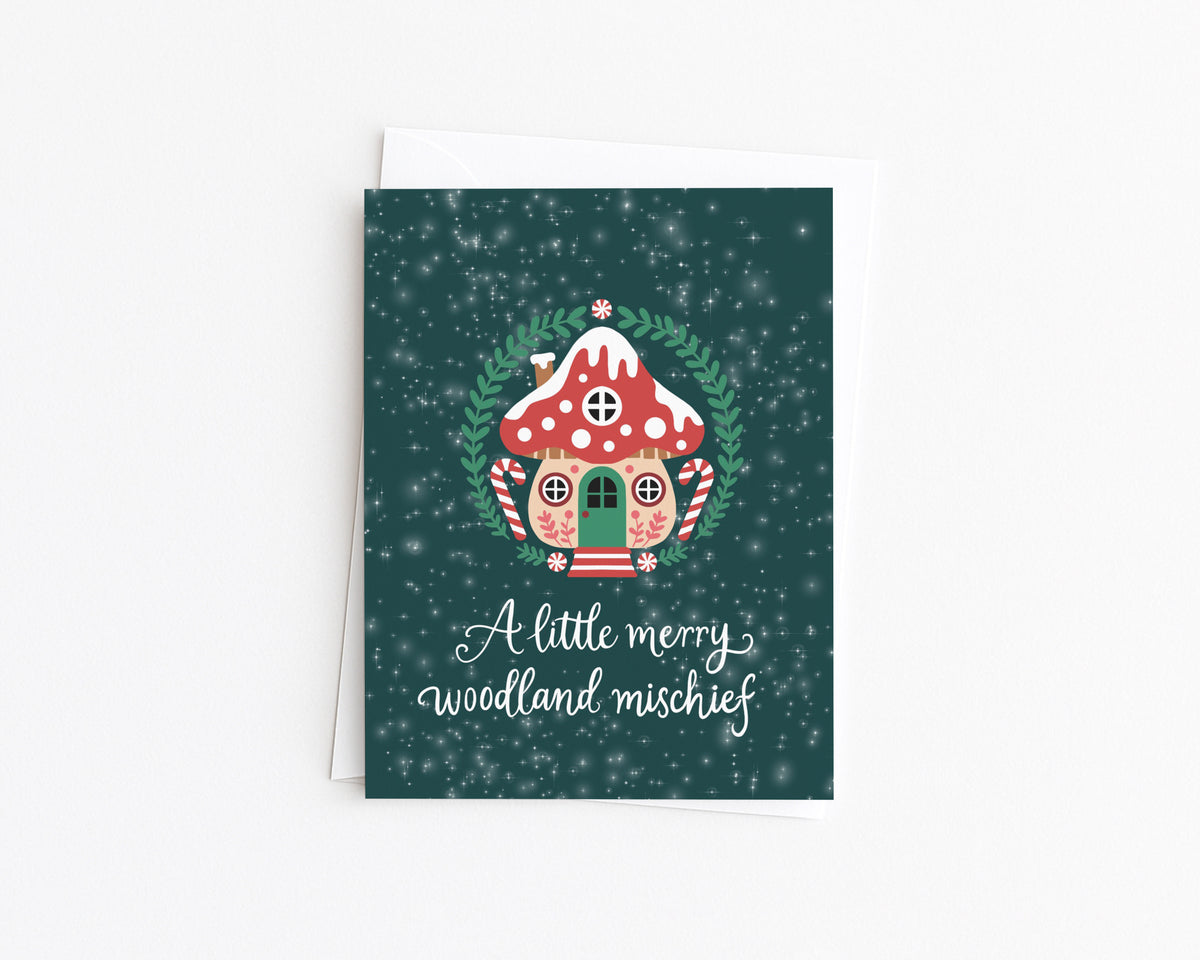 Woodland Mischief Holiday Card