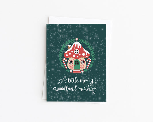 Woodland Mischief Holiday Card